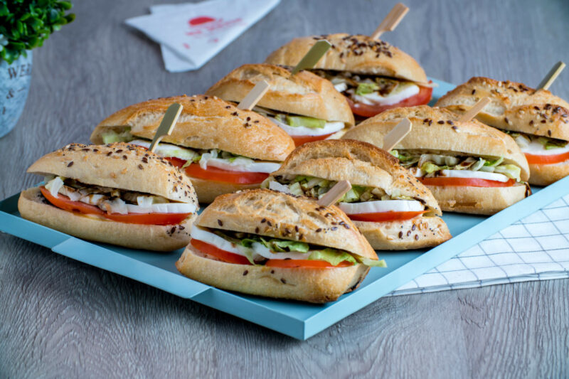 8 Mini sandwichs "Le Végétarien"