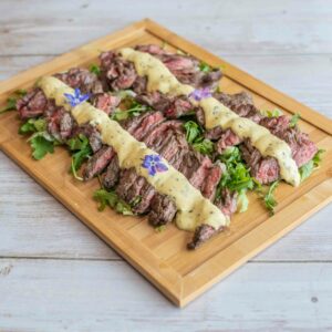 Planche de bavette grillée