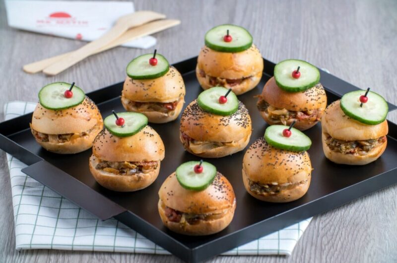 24 Mini burgers Méditerranéen
