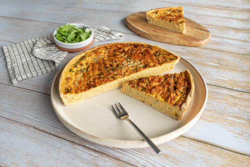 Quiche d'automne, butternut et sauge