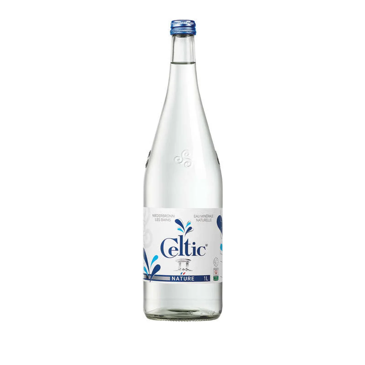 Celtic 1l - Eau plate en verre perdu