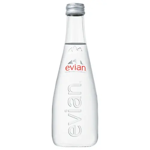 Evian 33cl - Eau minérale en verre perdu